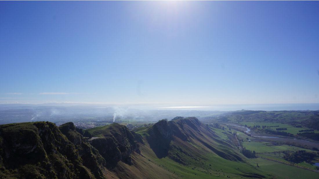 Enjoy spectacular views from Te Mata Peak, the highest point in Hawkes Bay